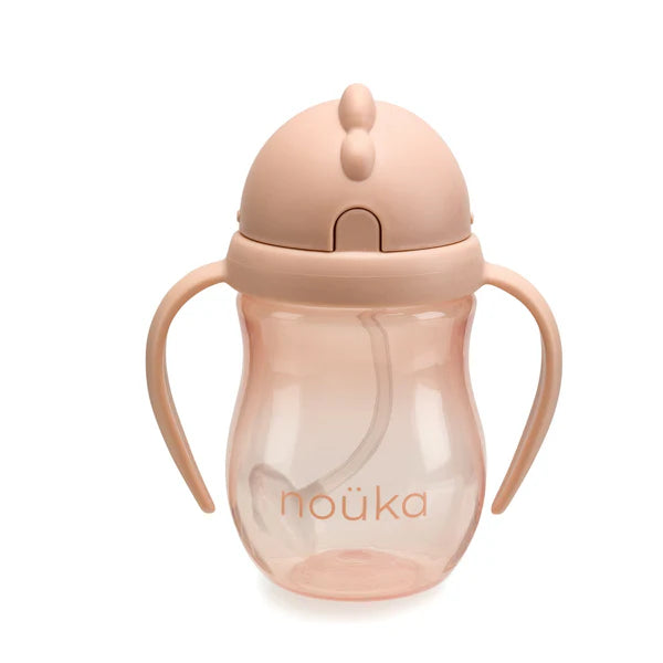 Noüka Non-Spill Weighted Straw Cup - Blush