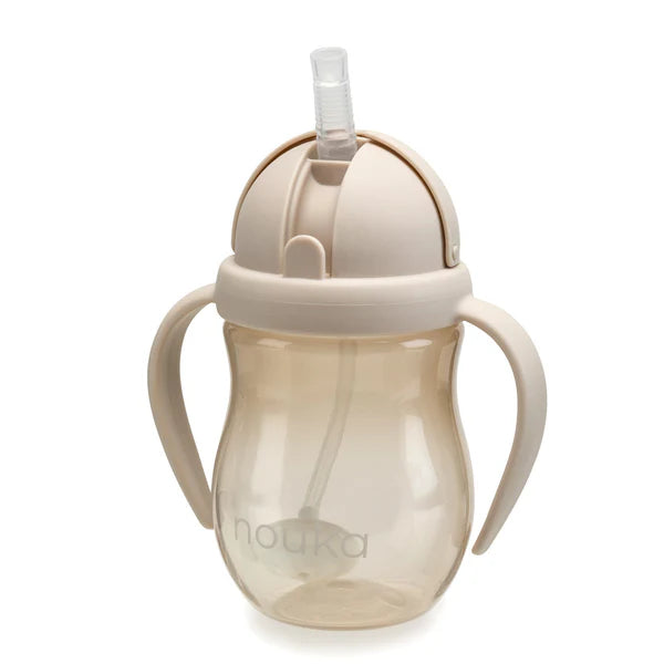 Noüka Non-Spill Weighted Straw Cup - Sand
