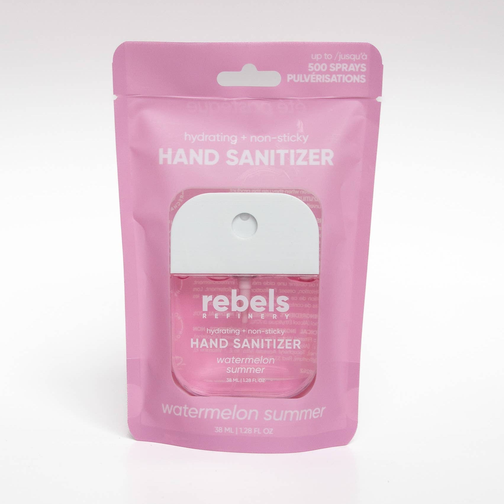 Rebels Refinery Pocket Sanitizer Spray - Watermelon Summer Packaging