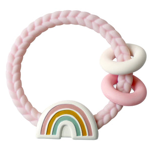 Rainbow - Itzy Ritzy Ritzy Rattle Silicone Teether Rattle