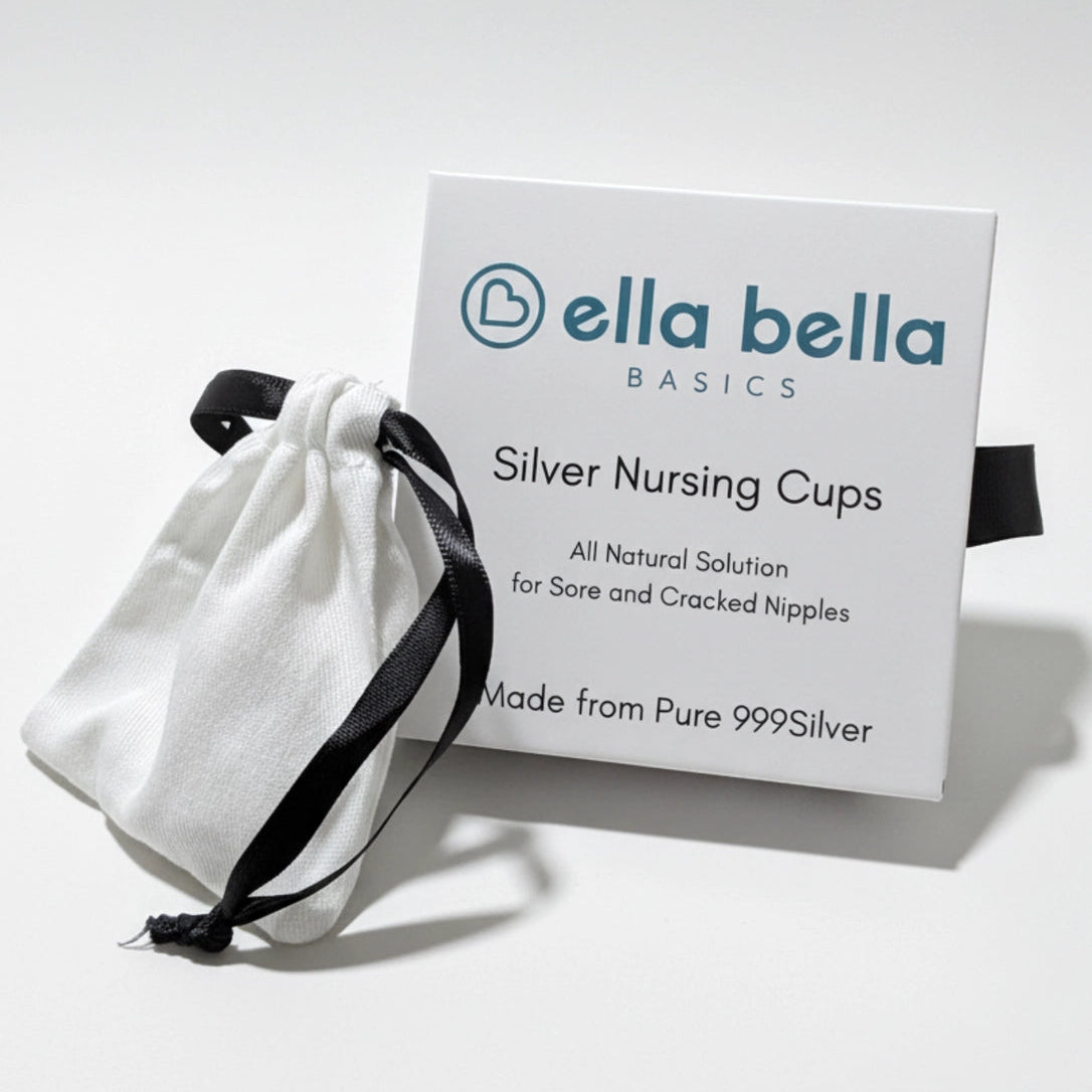 Ella Bella Silver Nursing Cups Lifestyle 2