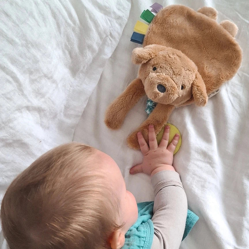Itzy Ritzy Itzy Friends Lovey™ Plush Toy - Trevor the Puppy Lifestyle 2