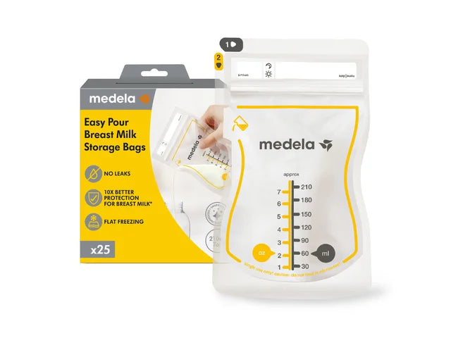 Medela Easy Pour Breast Milk Storage Bags 50 PK