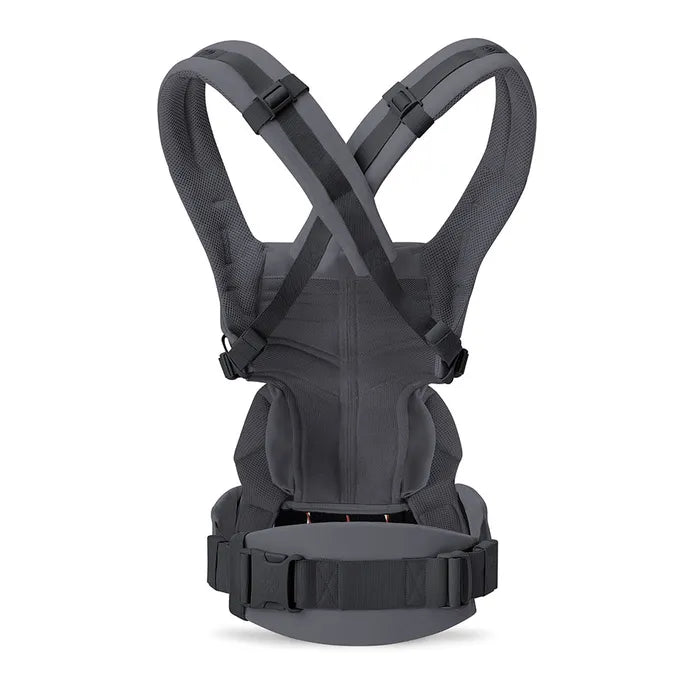 Ergobaby Omni Classic 360 Mesh Baby Carrier - Charcoal Grey Straps Crossed