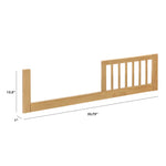 DaVinci Convertible Crib Toddler Bed Conversion Kit - Marley Crib - Honey Dimensions