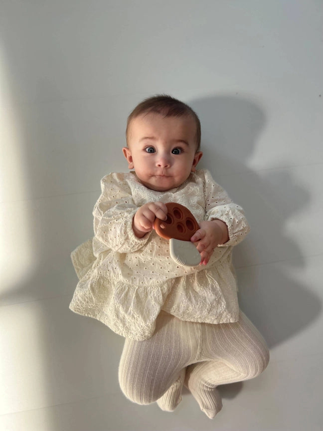 Itzy Ritzy Itzy Pop Sensory Popper Toy - Mushroom Lifestyle 3