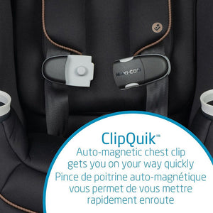 Maxi-Cosi Pria All-in-One Convertible Car Seat - Designer Black Magnetic Chest Clip