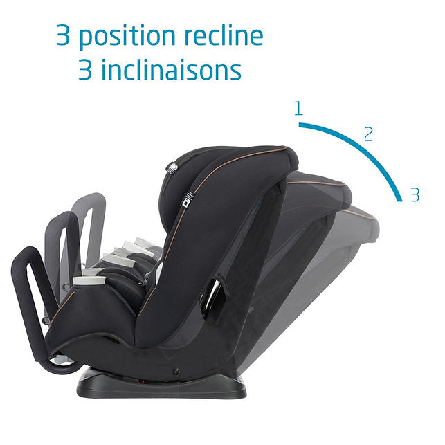 Maxi-Cosi Pria All-in-One Convertible Car Seat - Designer Black 3 Position Recline