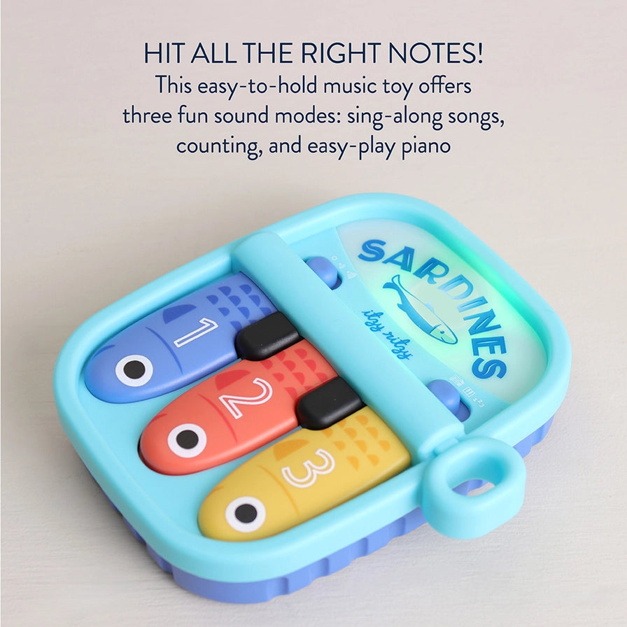 Itzy Ritzy Bitzy Tunes™ Musical Piano Toy - Sardines - Musical Toy with Lights and Sounds