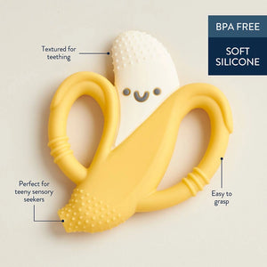 Itzy Ritzy Chew Crew Silicone Teether - Banana - Features