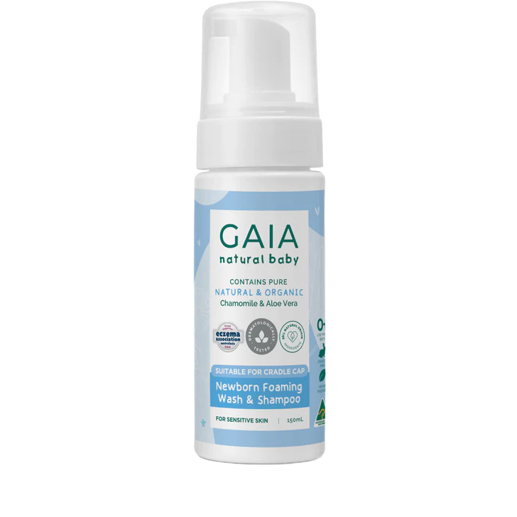 GAIA Natural Baby Newborn Foaming Wash and Shampoo