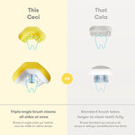 Frida Baby Toddler Training Toothbrush - Brush Comparison