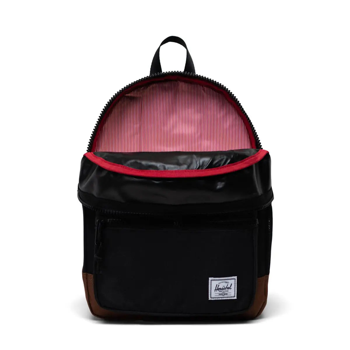 Herschel Heritage Kids Backpack - Black/Saddle Brown - Inner Lining 20L 