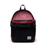 Herschel Heritage Kids Backpack - Black/Saddle Brown - Inner Lining 20L 