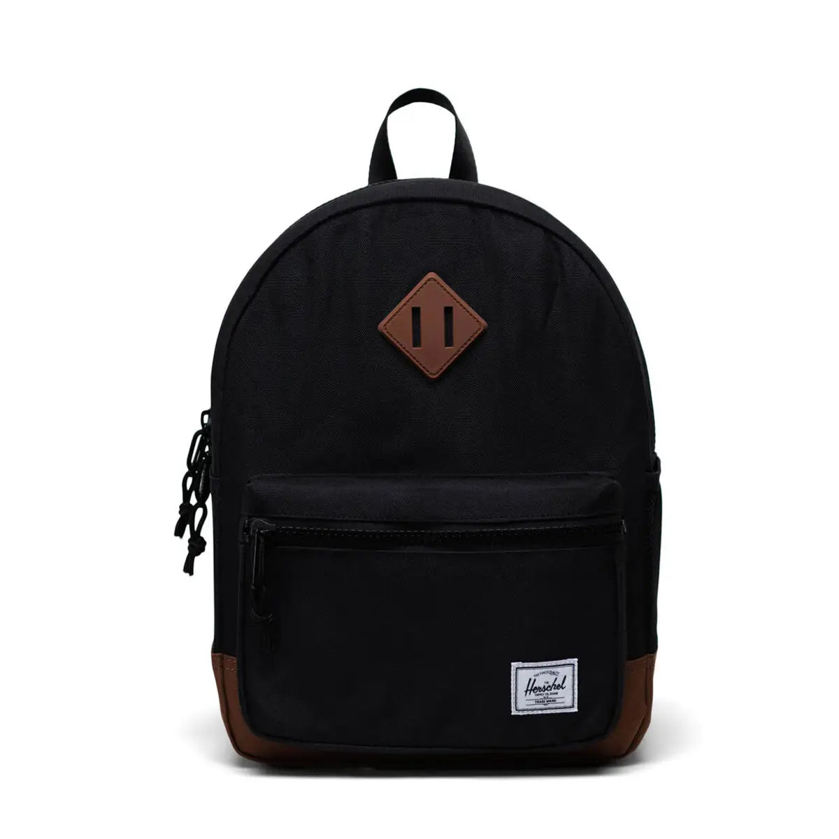Herschel Heritage Kids Backpack - Black/Saddle Brown 20L