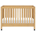 Honey - Babyletto Maki Full-Size Portable Folding Crib Front View