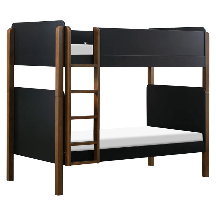 Babyletto TipToe Bunk Bed - Black / Natural Walnut