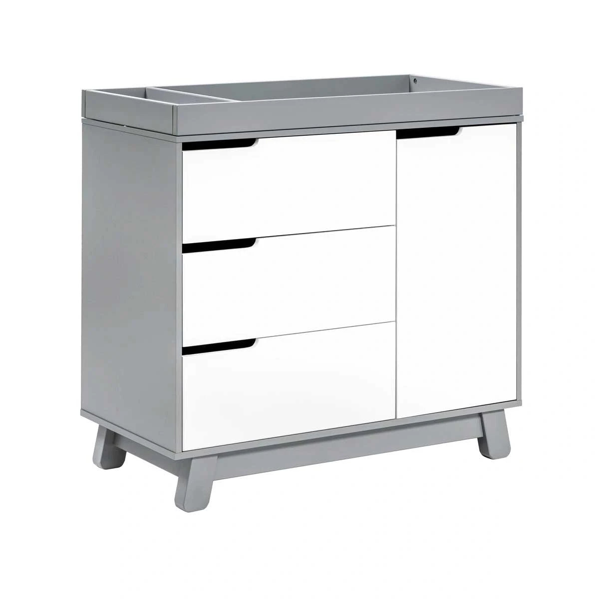 Grey/White - Babyletto Hudson Changer Dresser