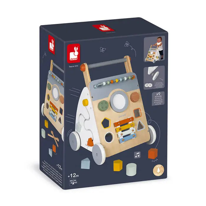 Janod Sweet Cocoon Multi-Activity Baby Walker Packaging