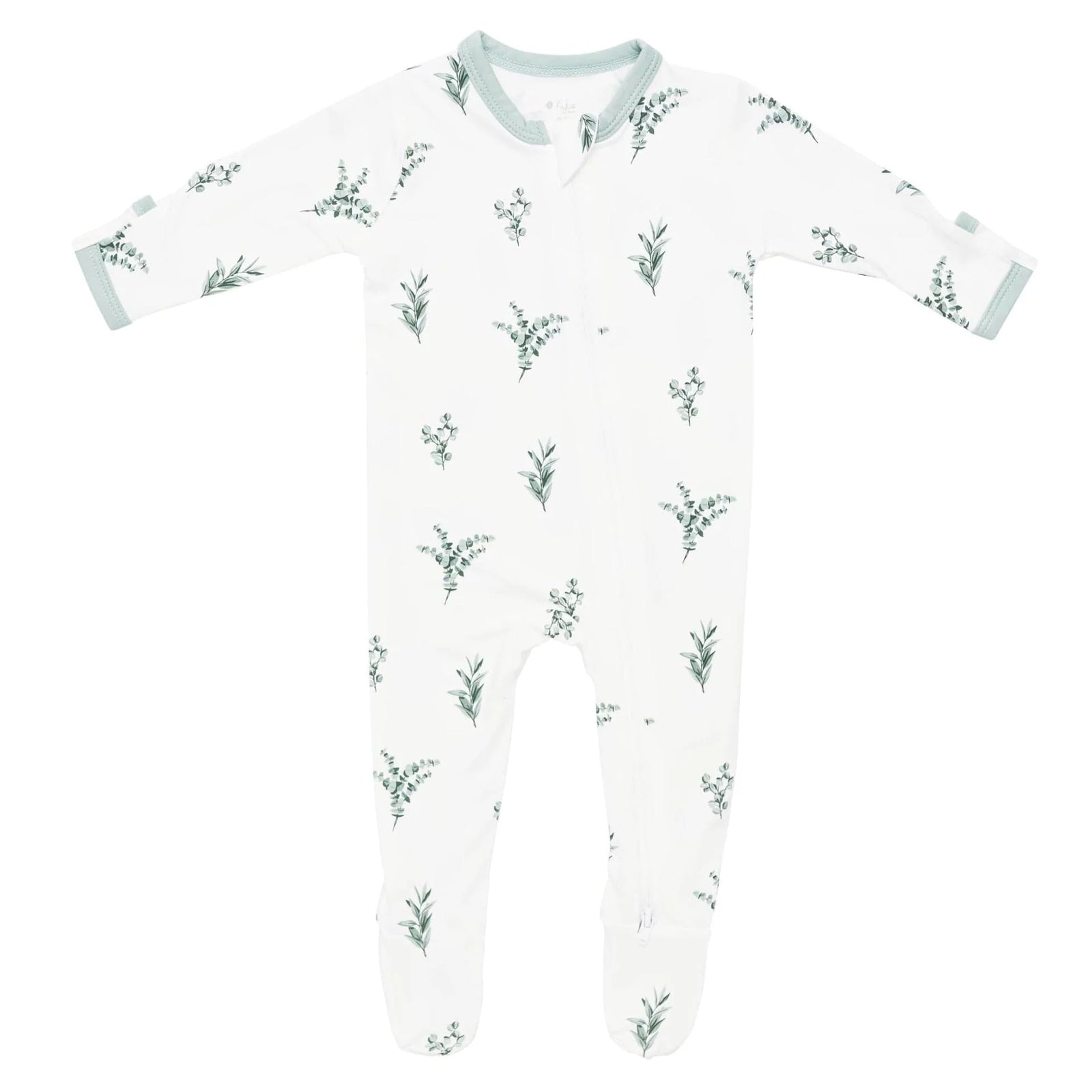 Kyte Baby Zippered Footie - Eucalyptus