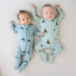Kyte Baby Zippered Footie - Trail Lifestyle