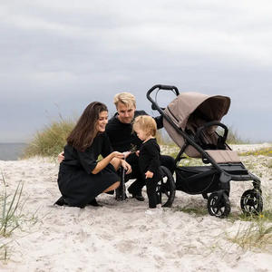 Thule Urban Glide 4-Wheel Stroller - Tinted Taupe - Lifestyle 1