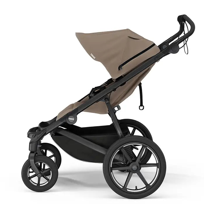 Thule Urban Glide 4-Wheel Stroller - Tinted Taupe - Side View