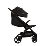 Nuna TRVL lx Stroller - Caviar Reclined Side View