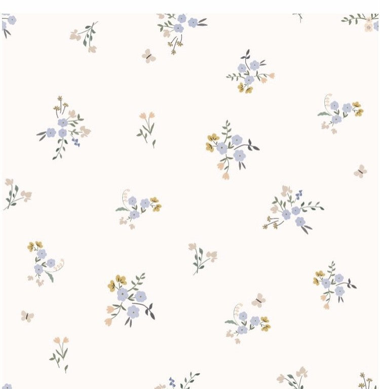 Loulou Lollipop Long Sleeve Waterproof Bib - Ditsy Floral