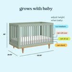 daVinci Marley 3-in-1 Convertible Crib - 4 Mattress Heights