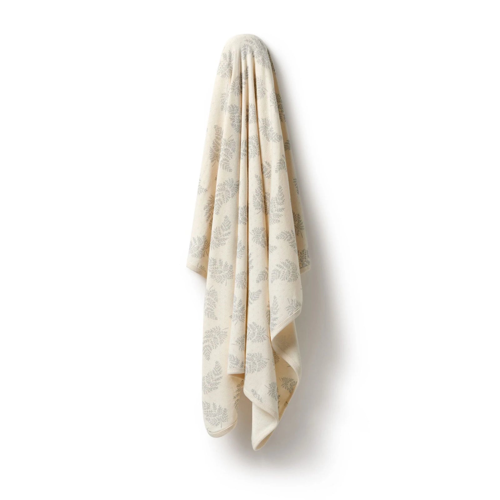 Wilson + Frenchy Organic Pointelle Bunny Rug Swaddle Blanket - Forever Ferns