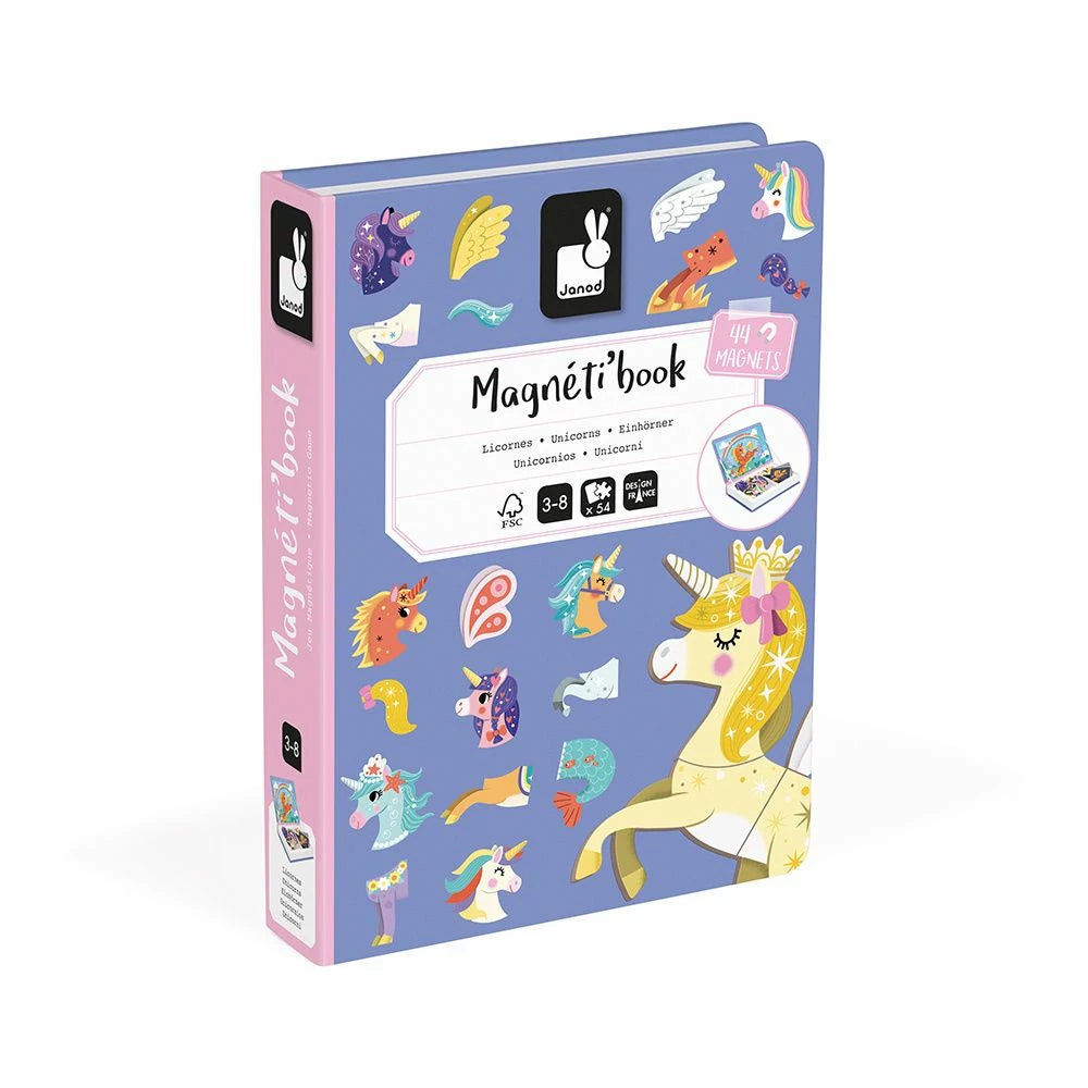 Janod Magneti'book - Unicorns Boxed