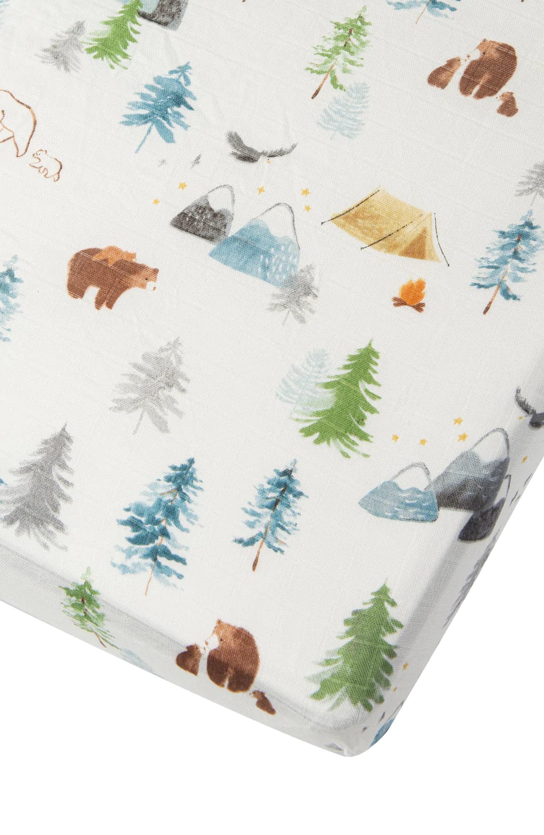 Loulou Lollipop Fitted Crib Sheet - Adventure Begins