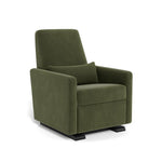 Monte Design nursing chair Moss Green Velvet / Espresso Monte Design Grano Glider Recliner - Performance
