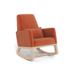 Monte Design nursing chair terracotta velvet / maple) Monte Design Joya Rocker - Performance