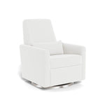 Monte Design nursing chair White Enviroleather / Stainless Steel Swivel (+$250) Monte Design Grano Glider Recliner - Premium