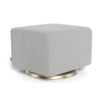 Monte Design ottoman Cloud Grey Weave / Gold Swivel (+$150) Monte Design Grano/Matera Ottoman - Performance