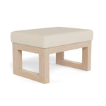 Monte Design ottoman Coastal Cream Organic Cotton & Recycled Polyester / maple Monte Design Joya Ottoman - Premium
