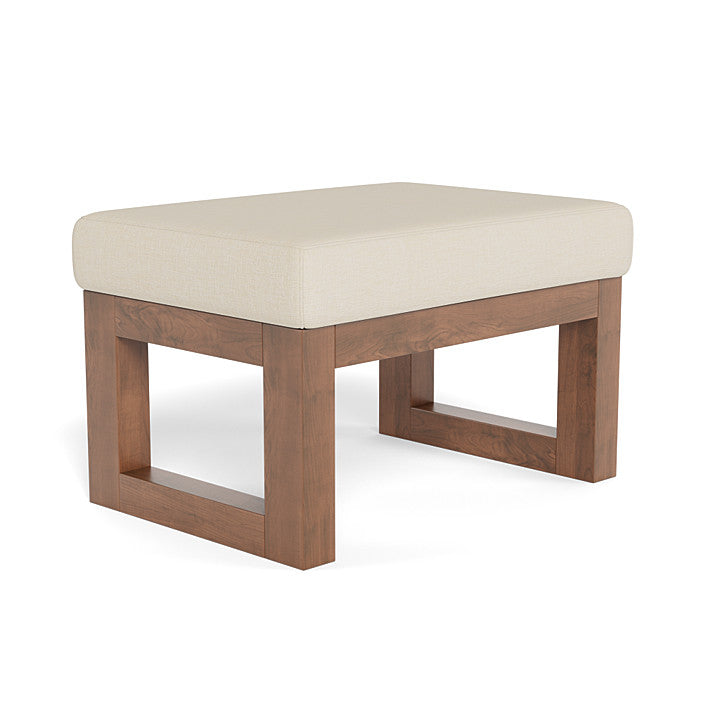Monte Design ottoman Coastal Cream Organic Cotton & Recycled Polyester / walnut (+$100) Monte Design Joya Ottoman - Premium