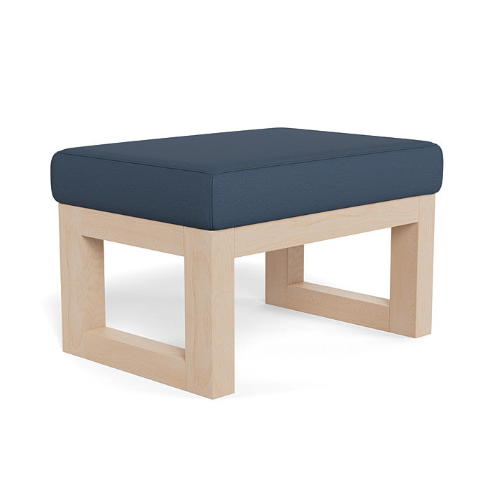 Monte Design ottoman marine blue Enviroleather / Maple Monte Design Joya Ottoman - Premium