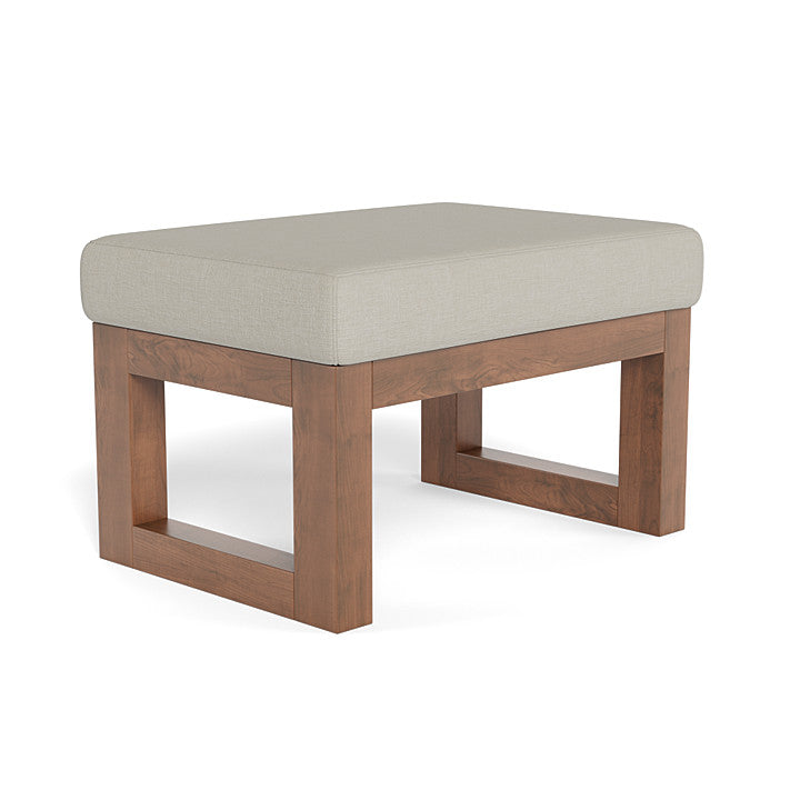 Monte Design ottoman Misty Grey Organic Cotton & Recycled Polyester / walnut Monte Design Joya Ottoman - Premium