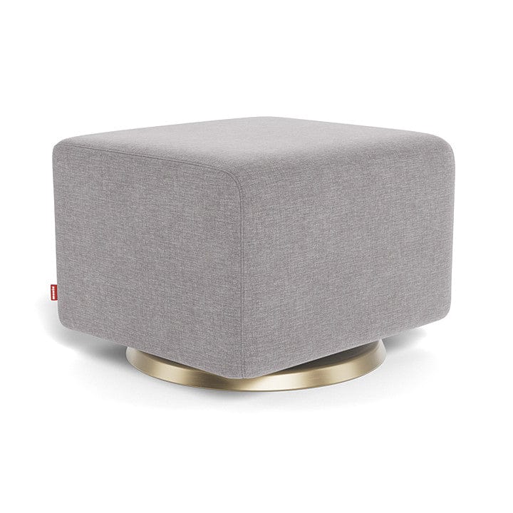 Monte Design ottoman Pebble Grey / Gold Swivel (+$150) Monte Design Grano/Matera Ottoman - Performance