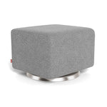 Monte Design ottoman Pepper Grey Weave / Stainless Steel Swivel (+$150) Monte Design Grano/Matera Ottoman - Performance