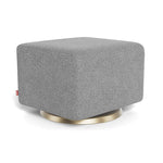 Monte Design ottoman Pepper Grey Weave / Gold Swivel (+$150) Monte Design Grano/Matera Ottoman - Performance