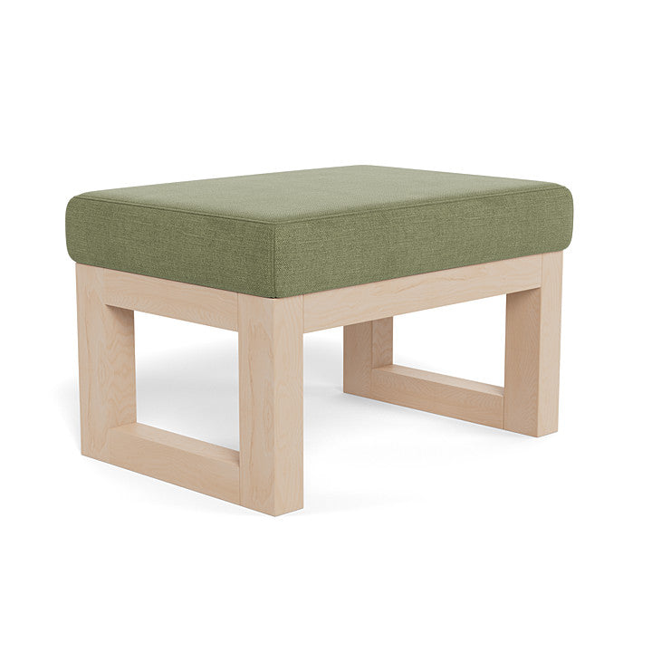 Monte Design ottoman Olive green brushed cotton linen / walnut Monte Design Joya Ottoman - Premium