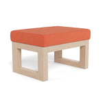 Monte Design ottoman orange microfibre / maple Monte Design Joya Ottoman - Premium