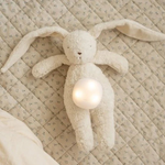 MOONIE Organic Humming Bunny with Lamp - Sand Lifestyle 3