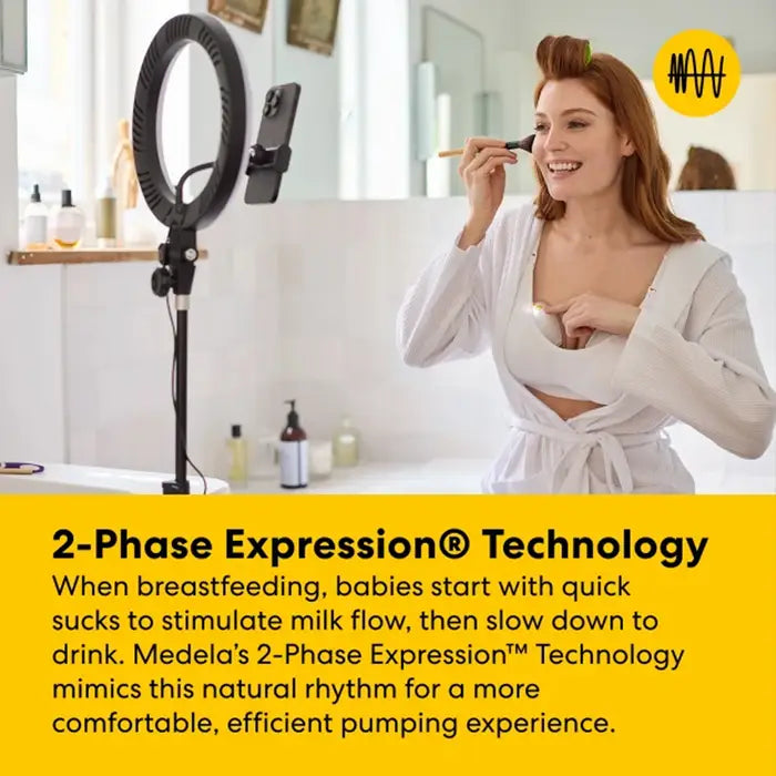 Medela Motion InBra Double Wearable Breast Pump - 2 Phase Expression