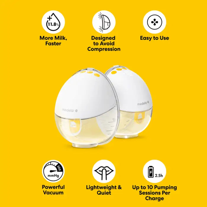 Medela Motion InBra Double Wearable Breast Pump Features