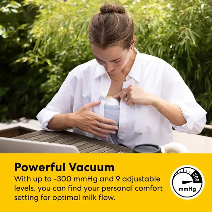 Medela Motion InBra Double Wearable Breast Pump - Powerful Vacuum Motor